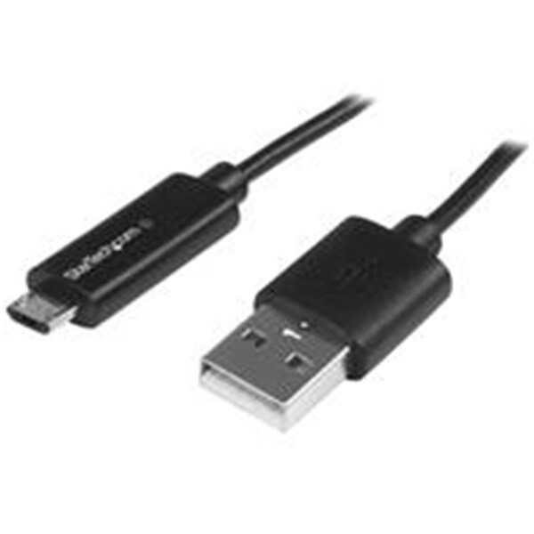 Dynamicfunction 1m Mirco-USB Cable with LED Charging Light Male to Male DY615794 - main